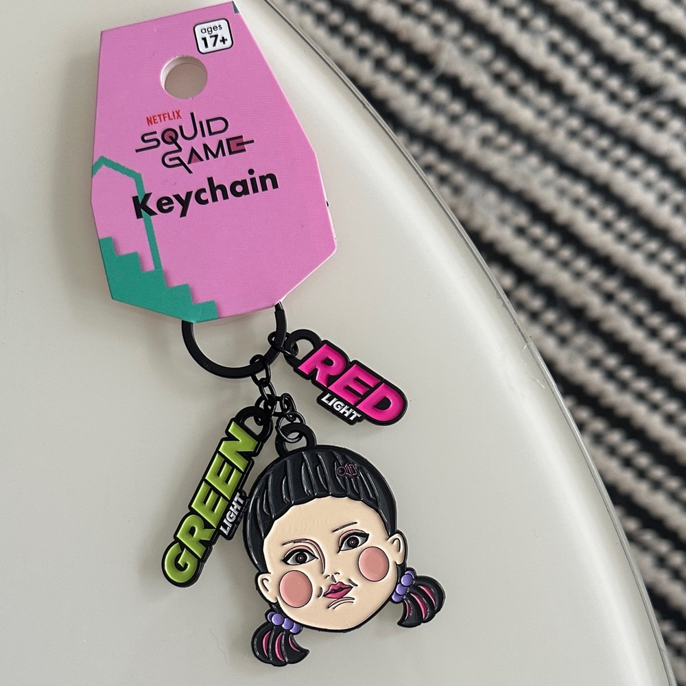 Squid Game Netflix New with Tags Gift Condition Keychain with Character Design